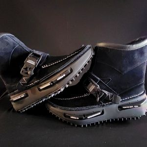 Men's Adidas NMD_S1 Neighborhood Black White Suede Boots Hiking ID1708 12